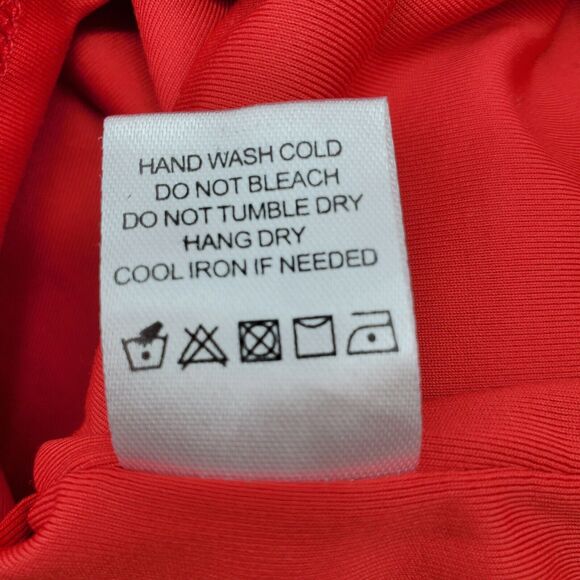 Lovers And Friends Revolve One Shouldered Red Bodycon Mini Dress Sz XS - Picture 5 of 7